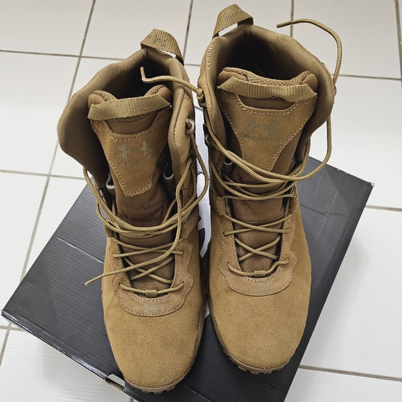 NWT Under Armour Micro G Valsetz AR670, Sz 12 US, Brown - Picture 4 of 11